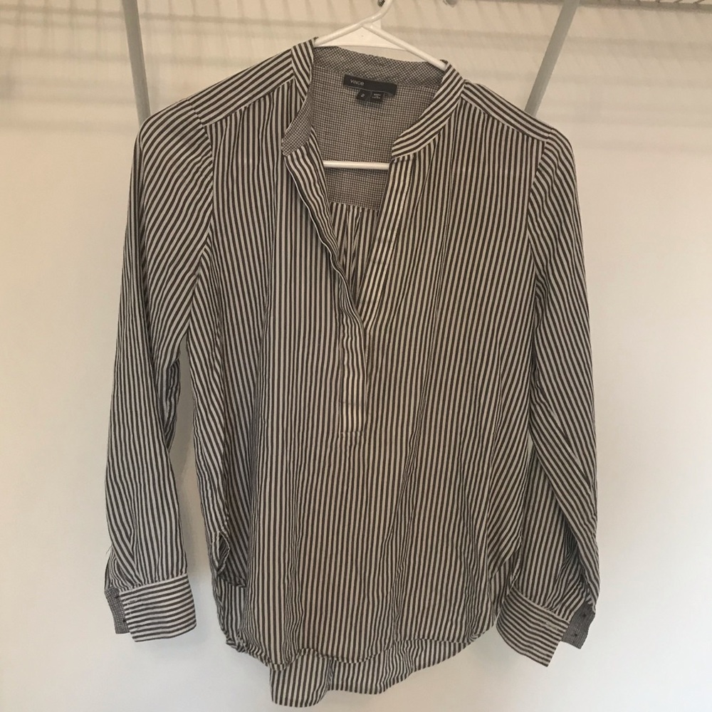 Striped Vince Top